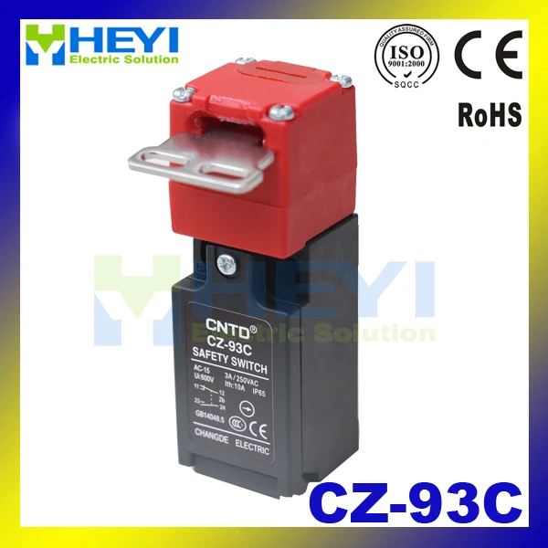 Safety door switch Limit switch Micro switch CZ 93C 1NO1NC safety key
