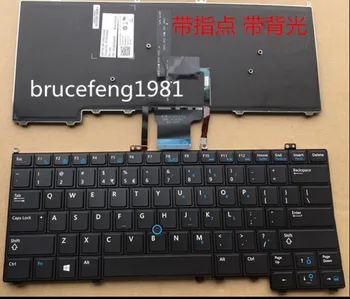 

Tested New 100% original working clean US English for Dell E7440 keyboard with backlight, with trackcap trackpoint, new US