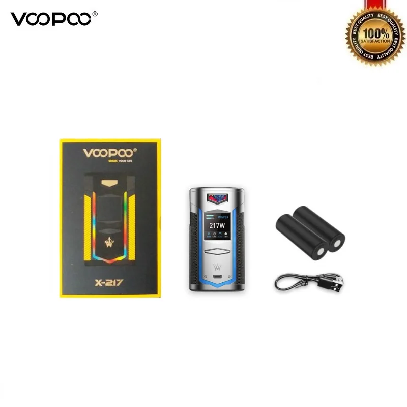 Оригинальный модуль VOOPOO X217 TC Box Mod 217W GENE. FIT чип TFT экран питается от батареи