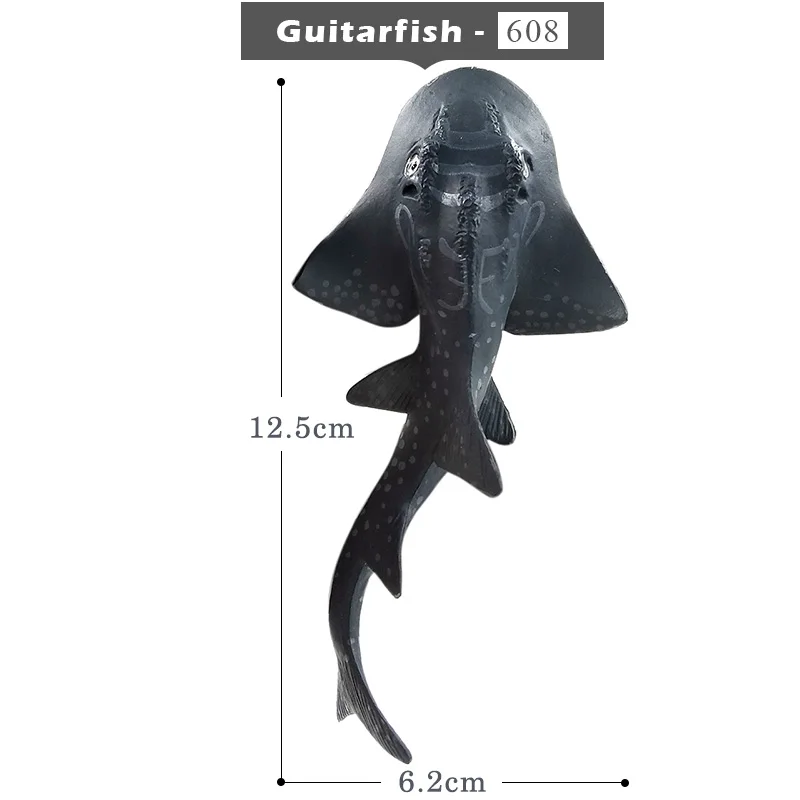 Моделирование маленький Дьявол рыба Манта Ray guitarfish Модель Животного Фигурка домашний декор миниатюрное украшение для сада в виде Феи аксессуары - Цвет: Guitarfish-b