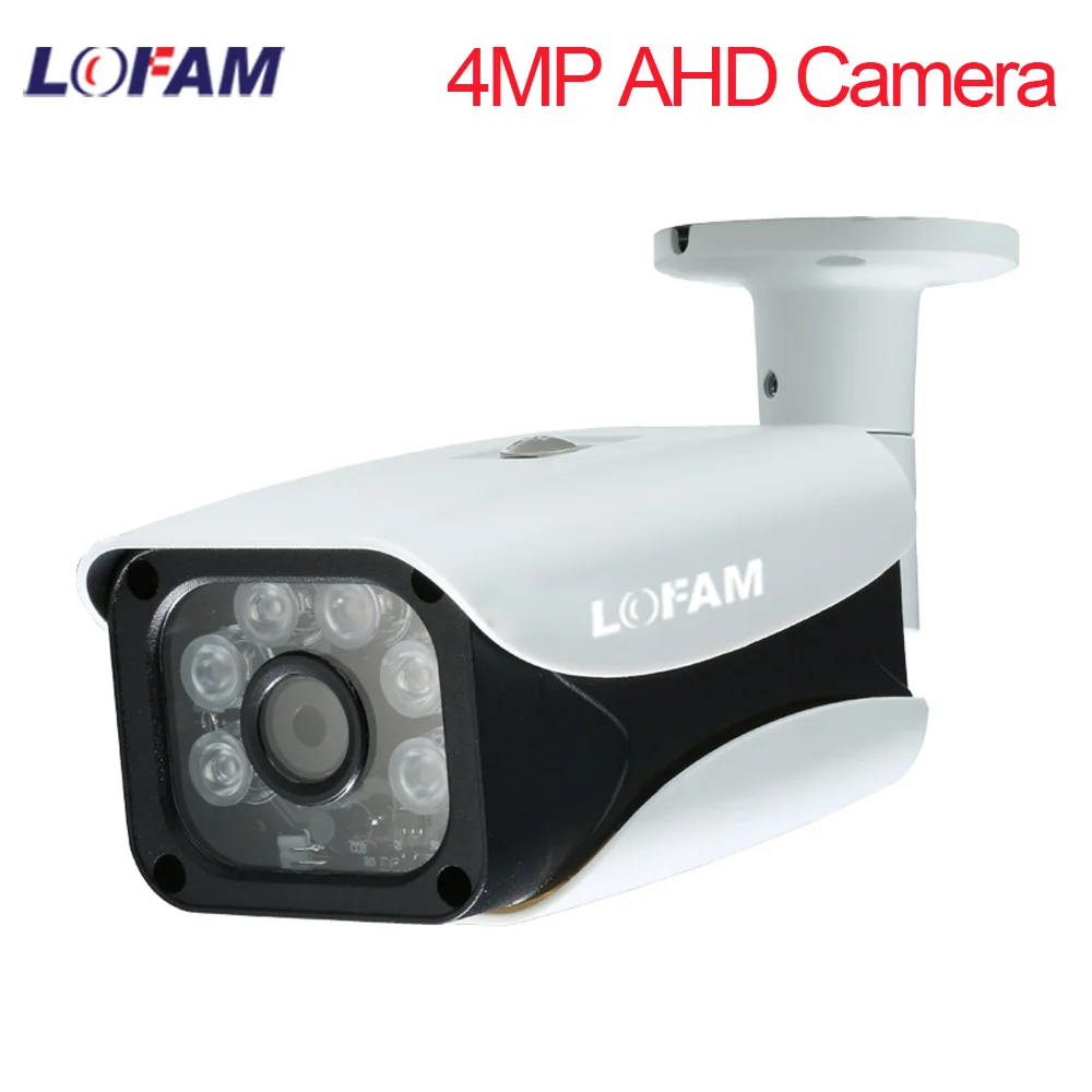 

LOFAM 4MP AHD Camera Surveillance 1/3'' SONY Sensor Day Night Vision Indoor Outdoor Waterproof Security Camera 4.0MP CCTV Camera
