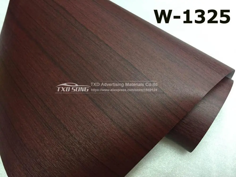 Новинка W1399 виниловая пленка с защитой от деревянных зерен, наклейки для автомобиля и наклейки, Центральная панель управления, внутренняя отделка - Название цвета: W1325