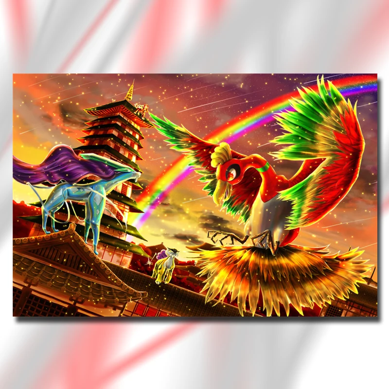

5D Diy full square/round diamond painting cartoon Anime Pokemon cross stitch diamond embroidery sale Home Decoration gifts