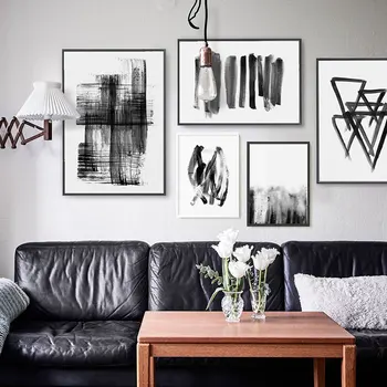 

Abstract Unframed canvas painting Simple sketch Print Poster and prints Wall art Canvas painting large 60*80 cm wall picture