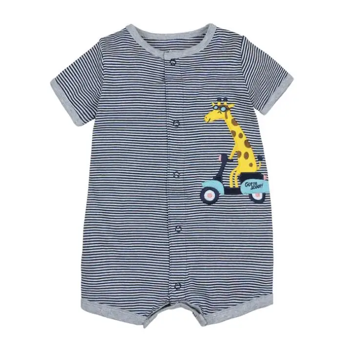 Официальный магазин, летняя одежда для маленьких мальчиков, комбинезон с коротким рукавом, комбинезон для новорожденных, одежда для маленьких мальчиков, детские комбинезоны - Цвет: xinlu