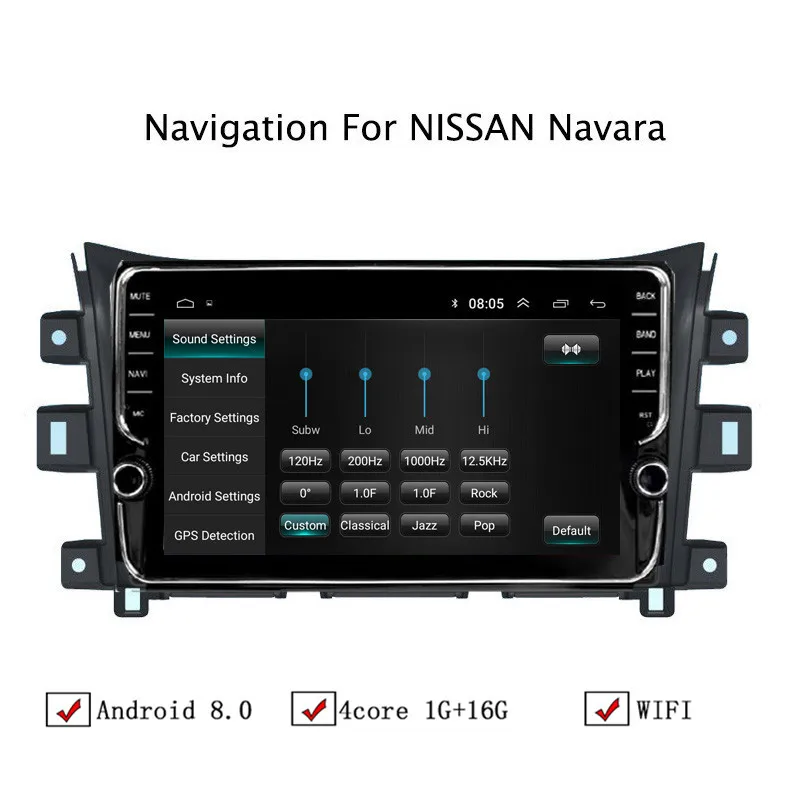 NAVITOPIA 10 1 дюймов автомобильный мультимедийный плеер Andriod 8 gps навигация для Nissan Navara