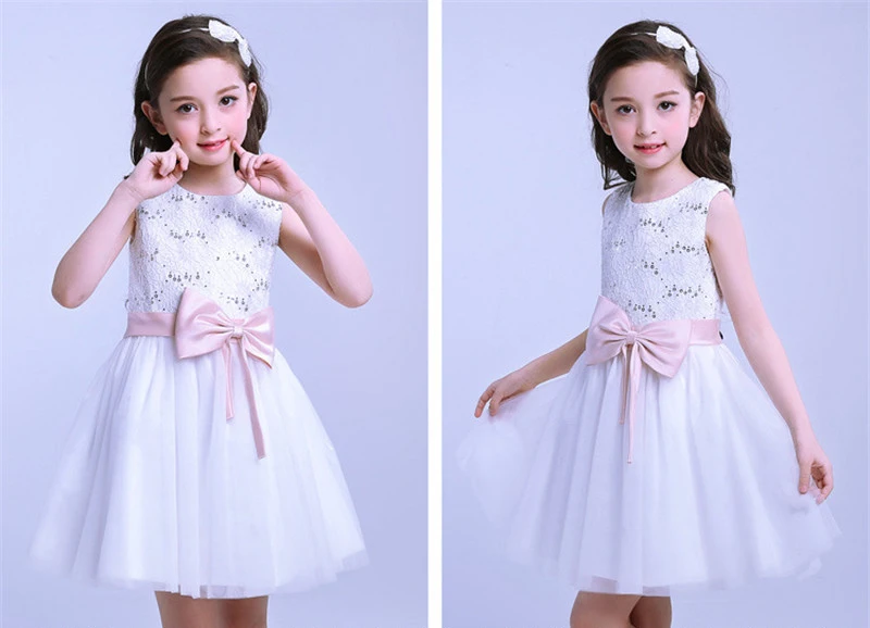 Sequin Bow Dress Kids (12)