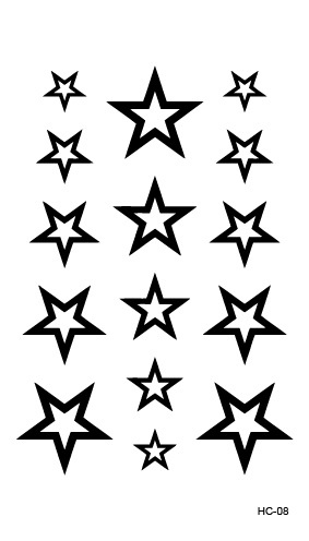 Classic Black Tatoo Cat Bird Fake Tattoo Tatuajes Hand Tatouage Body Waterproof Temporary Tattoo Sticker Small Taty