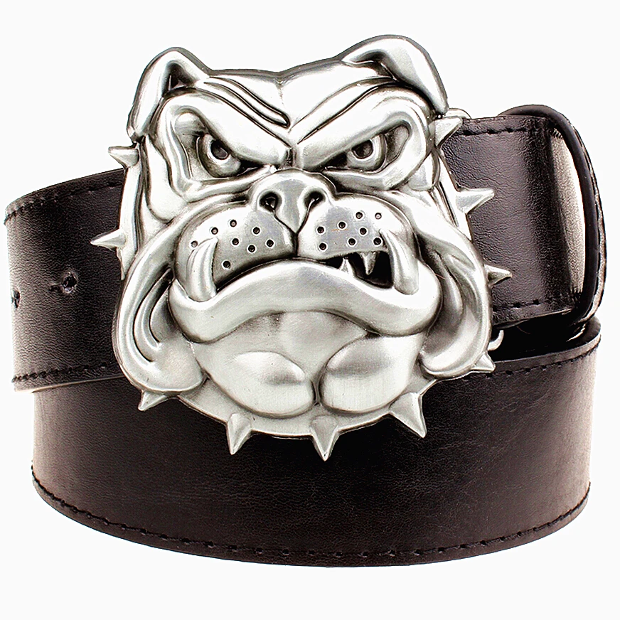 Модный мужской ремень с металлической пряжкой, ремни angry Bulldog head, аксессуары для уличных танцев, пояс в стиле хип-хоп, ремень для мужчин