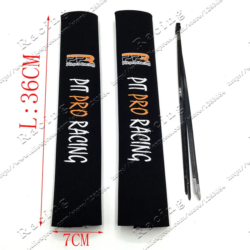 

Pit Pro Racing Front Fork Protector Shock Absorber Guard Wrap Cover For KTM Dirt Pit Bike Motorcycle Inverted suspension Orange