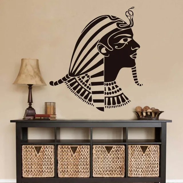 The Ancient Egyptian Figure Mural Sticker Home Decor Vinyl Removable The Ancient Egyptian Figure Mural Sticker Home Decor Vinyl Removable Wall Decorative Egypt Pharaoh Living Room