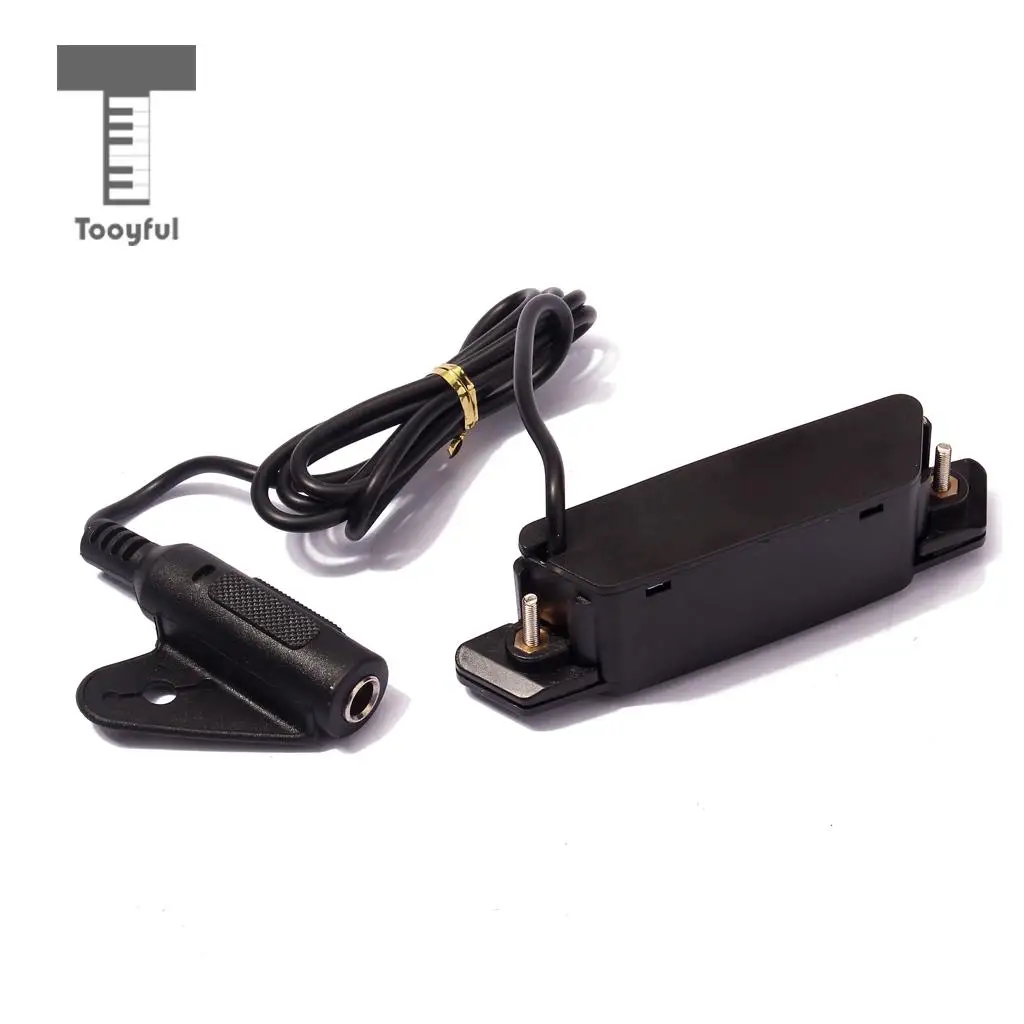Tooyful Magnetic Soundhole Pickup for Acoustic Guitar with 6.35mm Output Endpin Jack