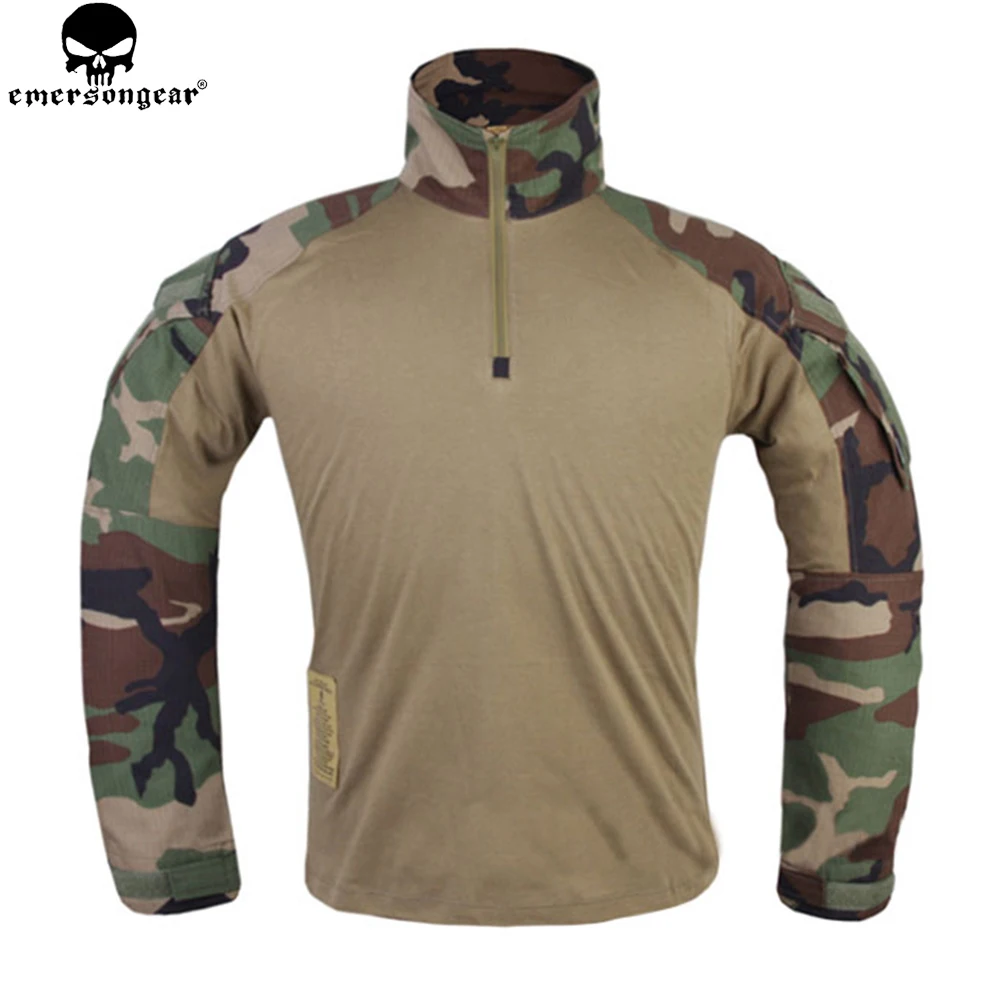  EMERSONGEAR Tactical Shirt Hunting clothes G3 Military BDU Airsoft Emerson Paintball Uniform Woodla