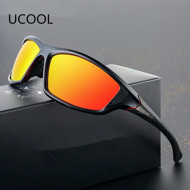 UCOOL Модные мужские солнцезащитные очки поляризационные ретро классический