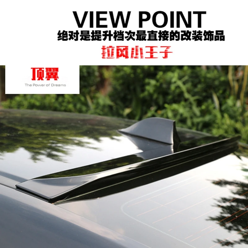 

For Honda Spirior acura TSX Spoiler ABS Material Car Rear Wing Primer Color Rear Spoiler For Honda Spirior Spoiler 2015-2017
