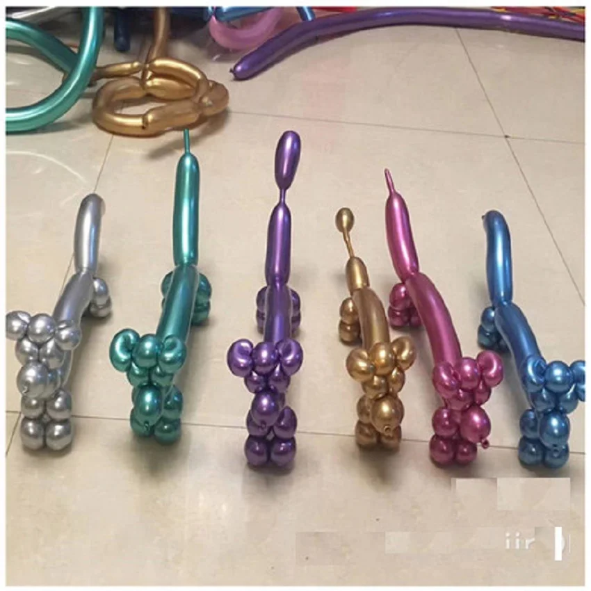 

Metallic Striped Balloons Magical Balloons DIY Compilation Creative Ballons Scenes Wedding Arrangement Ballon Round LI TING HAN