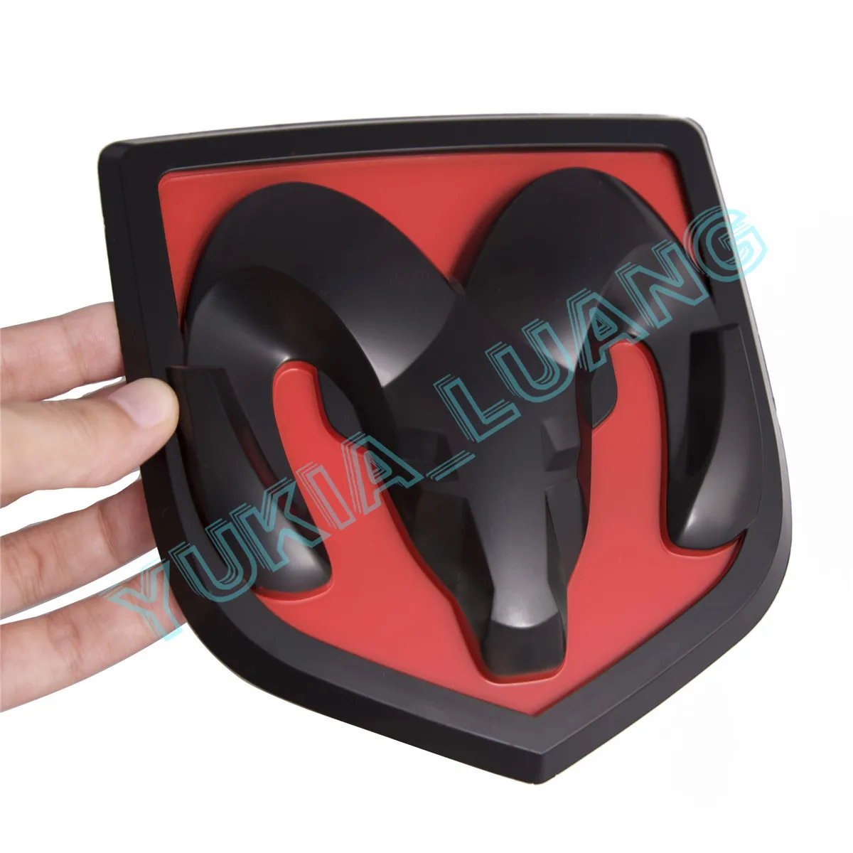 Black Red Ram For 2013 2017 Ram 1500 2500 3500 Tailgate Emblem Badge