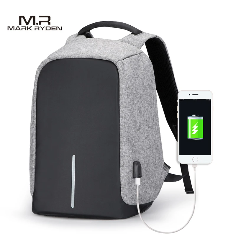 Men Business Backpacks USB Charging Design School Backpack For Teenagers Laptop Backpack Anti Theft Bags For