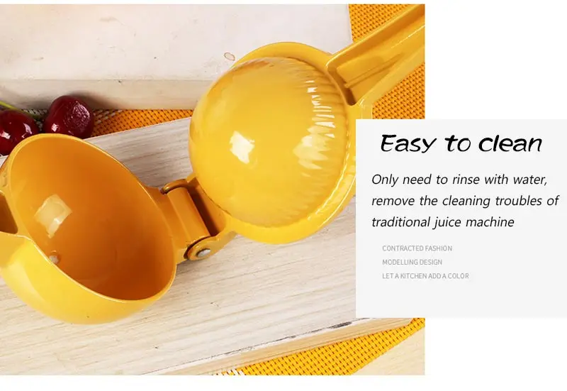 1PC Aluminum Alloy Lemon Squeezer Kitchen Cooking Tools Supplies Pressure Mud Puree Vegetable Fruit Maker Presser Household