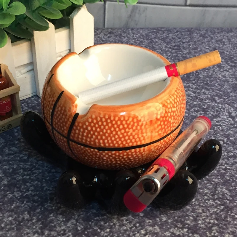 Buy NEWYEARNEW Ceramic Ashtray Creative Ball Ashtray