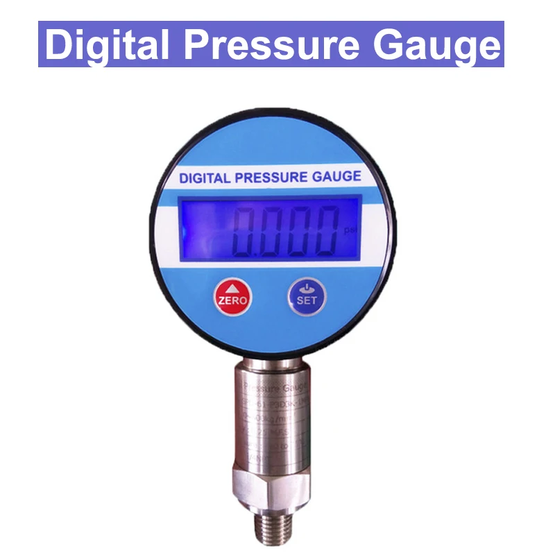 SP 0 60Mpa Pressure Gauges Digital Display Oil Pressure Hydraulic Gauge