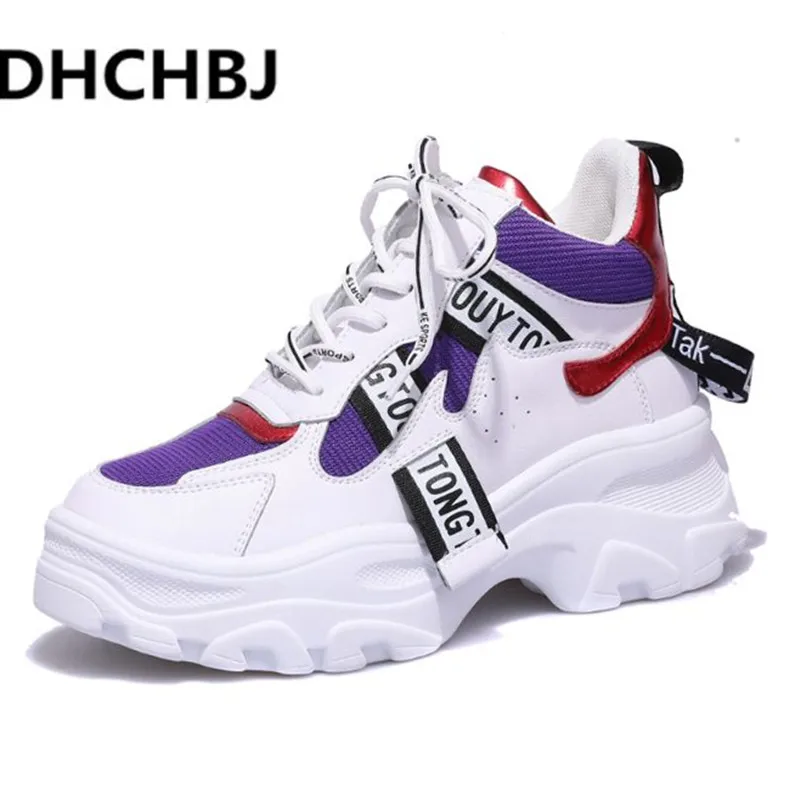 

Casual Shoes Women Fashion Brand White Sneakers Lady chaussure Autumn Female footware 2018 Cross-tied Shoes Patchwork