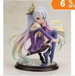 Free Shipping No Game No Life 1 8 scale Siro sexy Girl Shiro cute dolls Garage