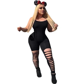 

Spring Summer Women Jumpsuit Bodycon Playsuit Bodysuit Overalls Rompers Plus Size Sexy Hollow Out Jumpsuits