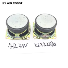 *#Best Price 1PCS High Quality Speaker Horn 3W 4R 52X52X30mm Square Magnetic Anti-Magnetic Amplifier Rubber Gasket Trumpet thickness 30MM *#Best Price 1PCS High Quality Speaker Horn 3W 4R 52X52X30mm Square Magnetic Anti-Magnetic Amplifier Rubber Gasket Trumpet thickness 30MM