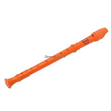 5 Colors Plastic Musical Instrument Recorder Soprano Long Flute 8 Holes New Brand