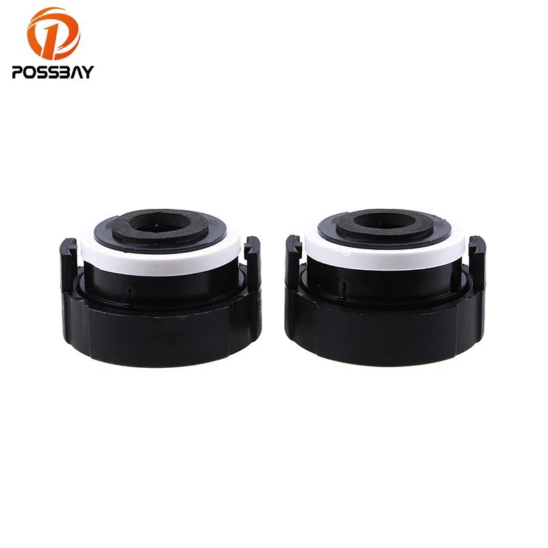 POSSBAY H7 HID Bulbs Holders Adapters for BMW E46 3 Series Headlight