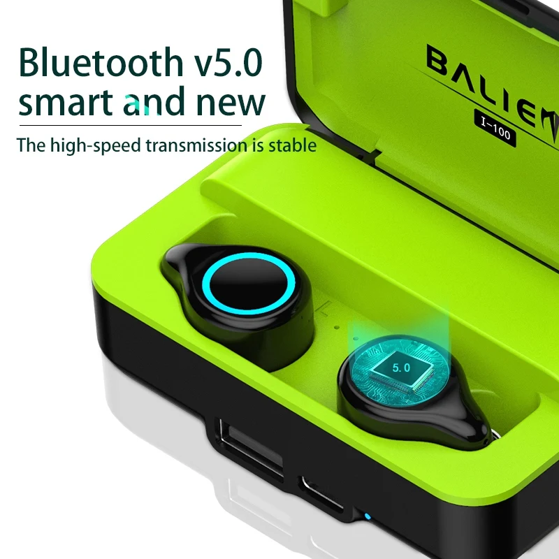 I100Tws Bluetooth 5,0 гарнитура мини-наушники для мобильного телефона Ios наушники для андроида наушники-вкладыши двухполосная гарнитура Bluetooth