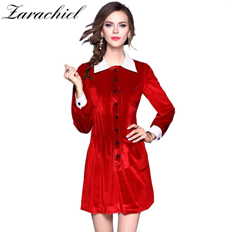 red velvet dress mini