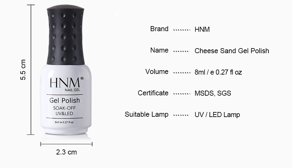 HNM гель для ногтей с молочными гранулами, впитывающий полупрозрачный лак для ногтей, штамповочный эмалевый Гель-лак для ногтей, УФ светодиодный Гибридный лак, 8 мл