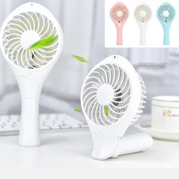 

Heldhand Rechargeable USB Fan with 1200mA Battery Mini Portable Air Fans for Home Outdoor Air Conditioning Cooler