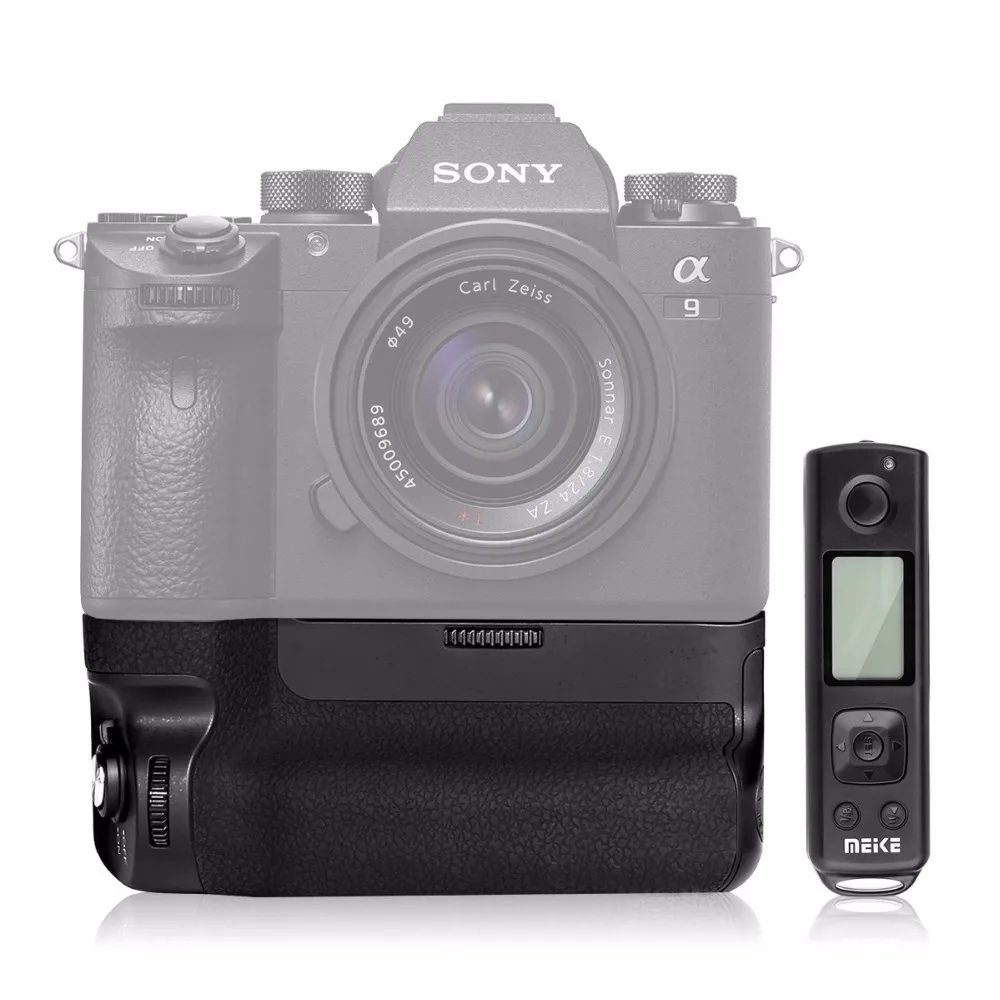 

Meike MK-A9 Pro Battery Grip Built-in 2.4GHz Remote Controller to Control shooting Vertical-shooting Function for Sony A9 A7RIII