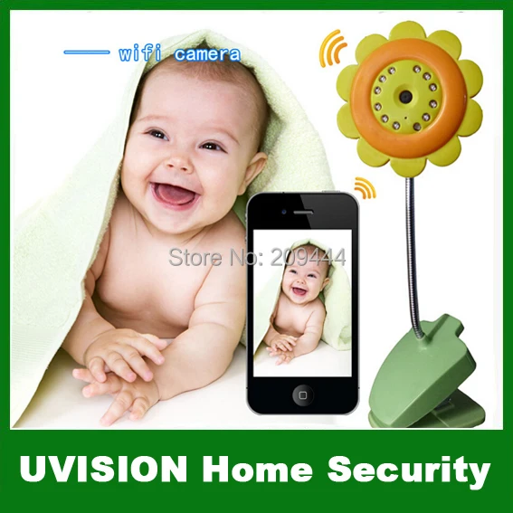 

Baby Monitor Wifi IP Camera DVR Night Vision Mic For IOS System & Andriod Smartphone free shipping