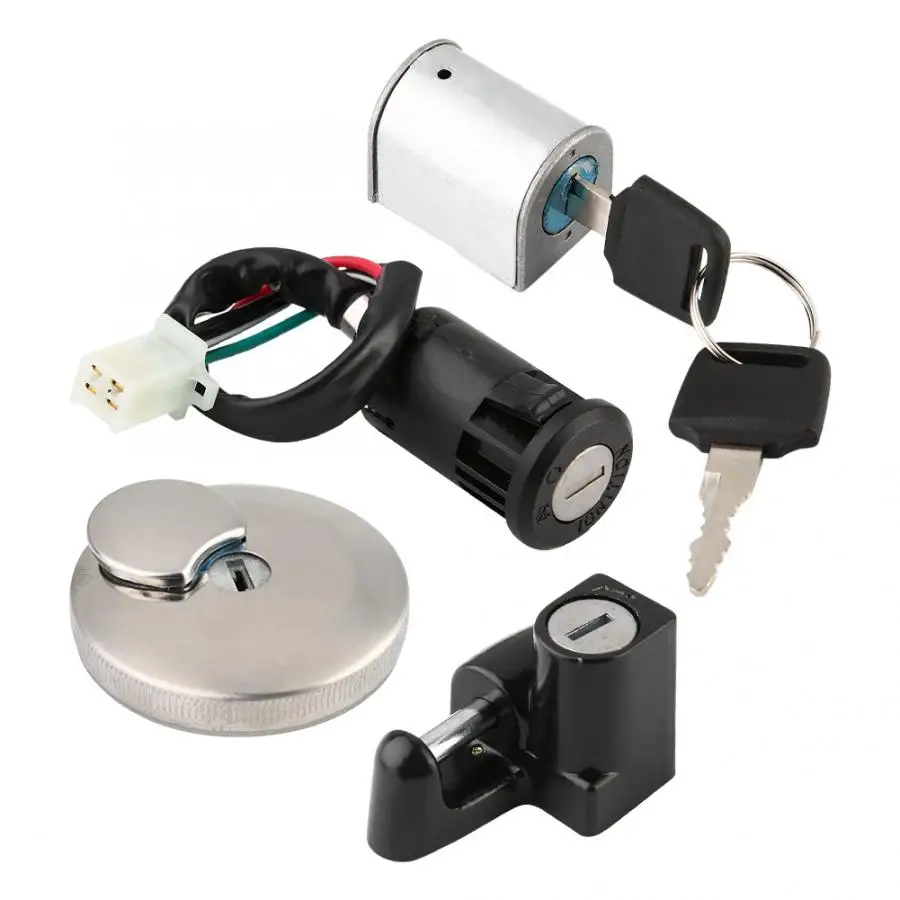 

Ignition Lock Fuel Tank Cap Lock Helmet Lock Anti-theft Lock Kit Universal for Honda Monkey Ape high quality accessories