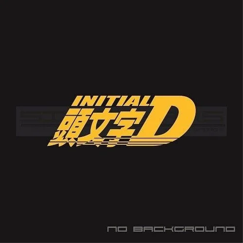 

For 2Pcs/Pair 2 - Initial D sticker decal tuning racing jdm initial d Itsuki Takeuchi Car Styling
