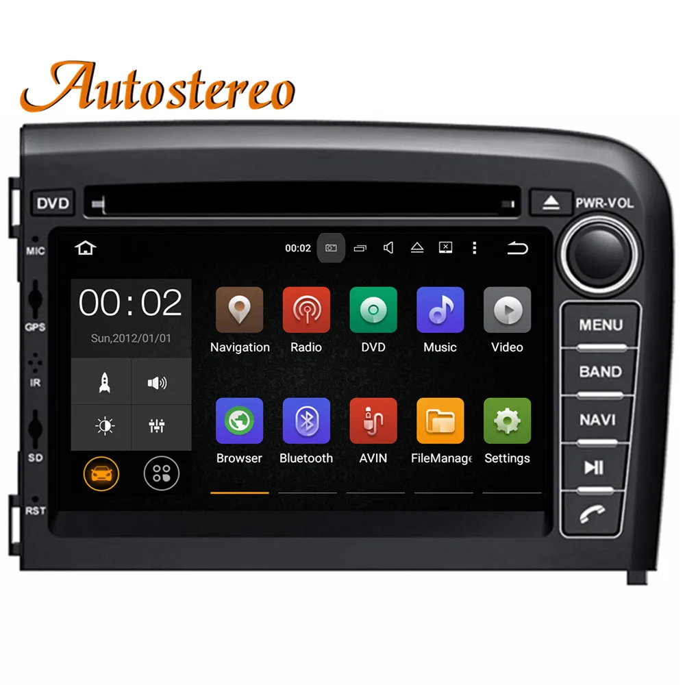 Android 9 Car GPS navigation DVD CD Player autostereo For VOLVO S80 1999-2005 auto 2 din radio tape recorder head unit 4GB RAM
