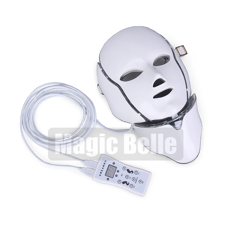 

Professional LED Facial Light Mask Pigment Removal 7 colors LED Mask with FDA