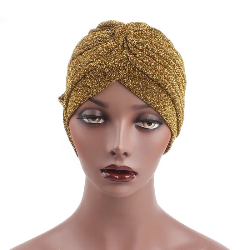 Helisopus новая яркая головная повязка Шелковый Тюрбан для женщин мусульманская индийская шляпа шапка большие цветы Женские аксессуары для волос для женщин