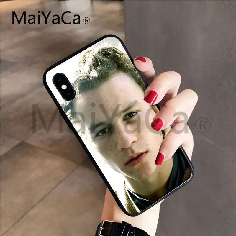 MaiYaCa хит Ledger Джокер Бэтмен идеальный чехол для телефона чехол для iPhone 7 6X6 S 7 7plus 8 8Plus XS XR SE чехол
