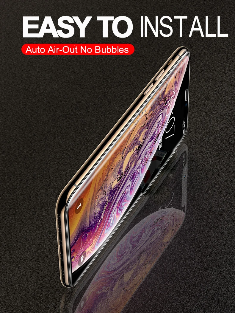 Nano жидкое защитное покрытие для APPLE iPhone 6 6S 7 8 plus, полностью проклеенное закаленное стекло для iPhone 11 pro X XS MAX XR, УФ-пленка