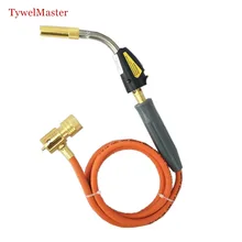Best Price Self Ignition Braze Welding Torch 1.5m hose CGA600 connection suitable for Propane MAPP Catridge Cylinder Gas Welding Torch Heat Best Price Self Ignition Braze Welding Torch 1.5m hose CGA600 connection suitable for Propane MAPP Catridge Cylinder Gas Welding Torch Heat