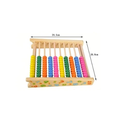 Wooden math toys Abacus for children baby 3 years old preschool Educational toys montessori toy kindergarten early educatio