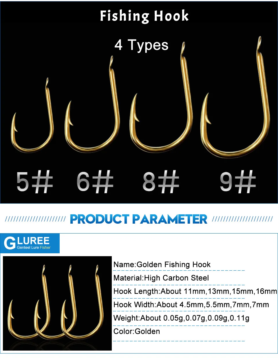 GLUREE-50PcsLot-5#-6#-8#-9#-Metal-Fishing-Hook-High-Carbon-Steel-High-Quality-Scythe-like-Inside-Bend-Hook-Fishing-Accessories_02