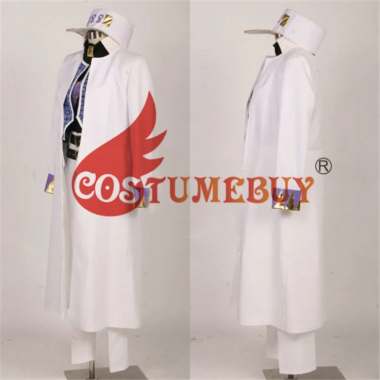 CostumeBuy JoJo невероятное приключение Stardust крестоносцев Kujo Джотаро Косплэй костюм на Хэллоуин Карнавальный полный набор индивидуальный заказ