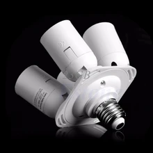 4 в 1 E27 база светодиодный светильник лампа адаптер держатель Гнездо сплиттер для софтбокса D04