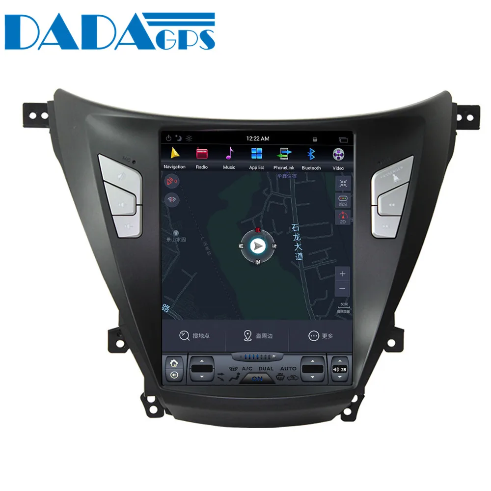 Flash Deal 10.4"Tesla style Android 7.1 Car multimedia Radio player For HYUNDAI ELANTRA / MD 2011-2018 GPS Map Navigation no dvd WIFI 5